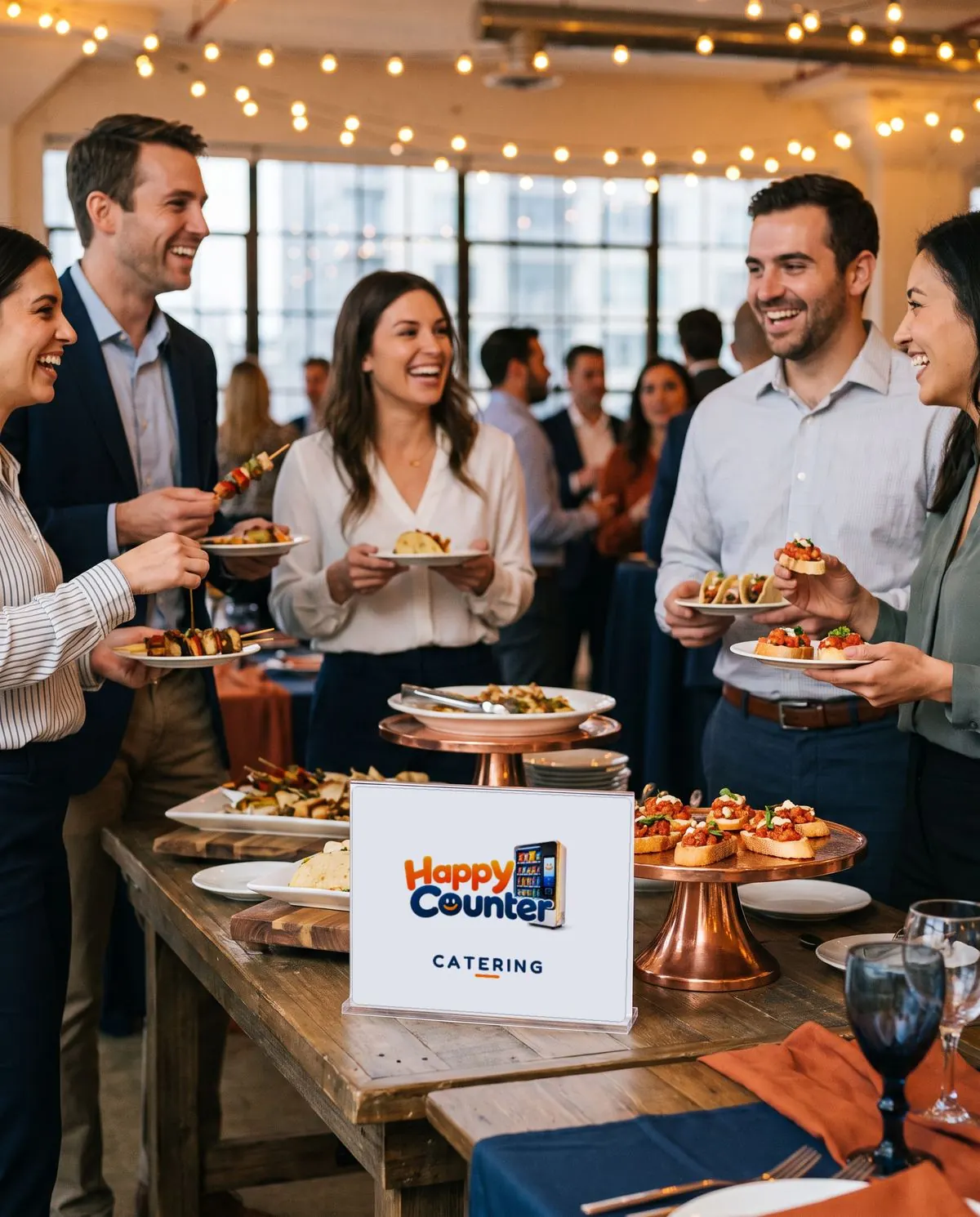 Company celebrations catered by Happy Counter